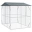 vidaXL Aviario de acero gris antracita 210x227x247 cm, , large indicador imagen numero 6