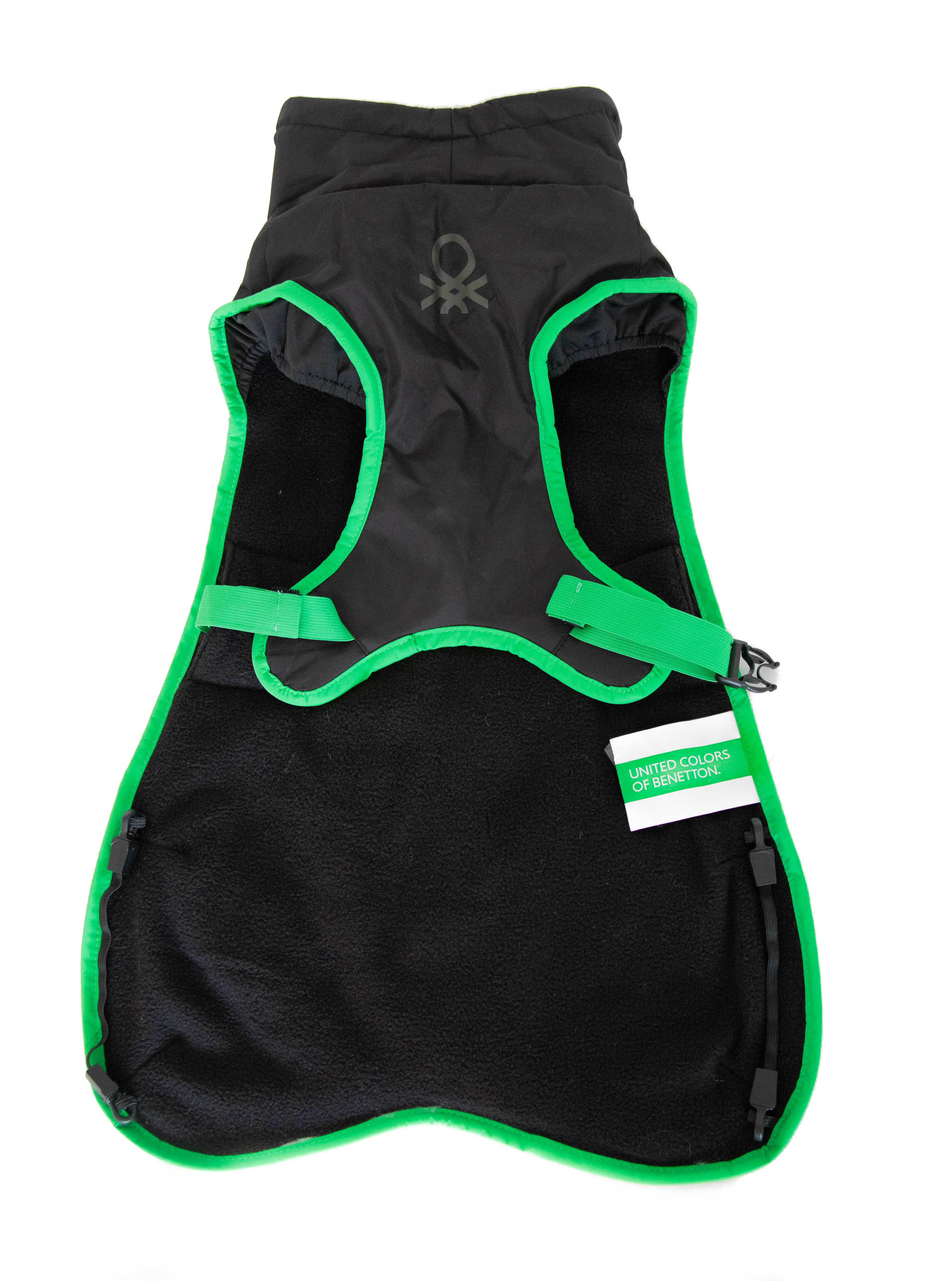 Benetton Abrigo Verde Talla 32cm, , large Imagen numero 2