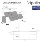 Vipalia cubre sofá rombos gris oscuro para mascotas, , large image number null