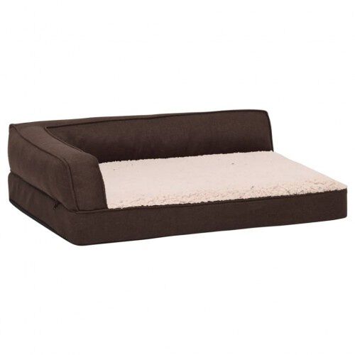 Vidaxl colch&oacute;n - sof&aacute; marr&oacute;n para perros, , large Imagen numero 3