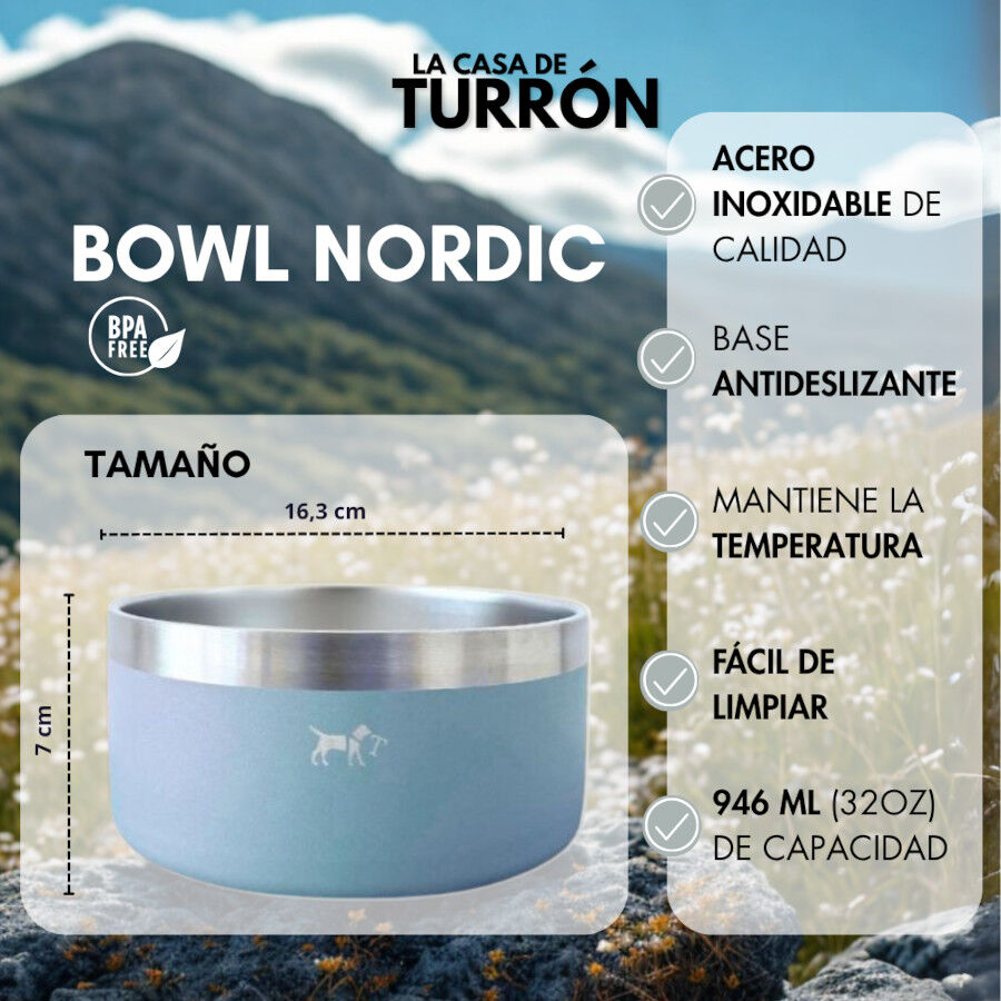 Comedero Alto Doble para Perros y Gatos | Dise&ntilde;o Ergon&oacute;mico, 2 Alturas Disponibles, Antideslizante y Varios Colores - La Casa de Turr&oacute;n, , large Imagen numero 5