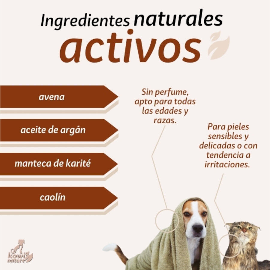 KOWI CHAMP&Uacute; S&Oacute;LIDO PIELES SENSIBLES, 70 gr, , large Imagen numero 4