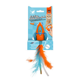 Juguete Interactivo para Gato &ndash; Coche con Plumas