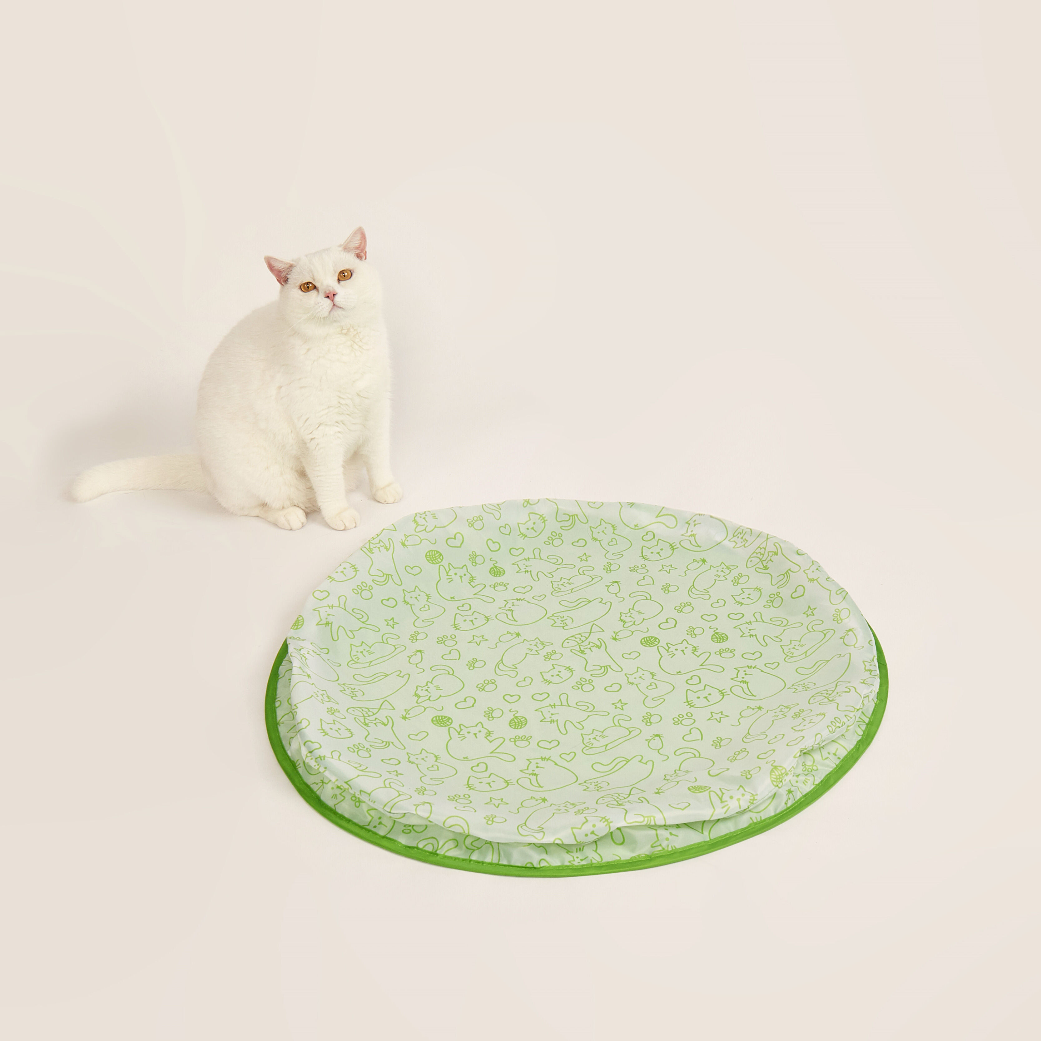 FOFOS Alfombra Plegable para Gatos para Uso con Pelota Interactiva (Pelota No Incluida), , large Imagen numero 2