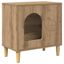 vidaXL Casa para Gatos Roble Artesanal 51 x 30 x 52 cm, , large indicador imagen numero 1