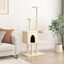 vidaXL Rascador para gatos con postes de sisal color crema 145 cm, , large indicador imagen numero 2