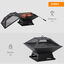 Outsunny Brasero Exterior Negro, , large indicador imagen numero 5