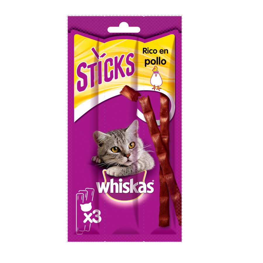 Whiskas Sticks Snacks Pollo para Gatos thumbnail