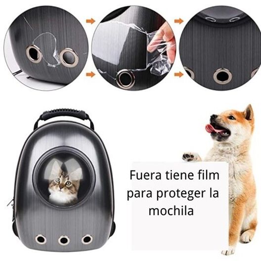 Mochila transportin color Negro, , large image number null