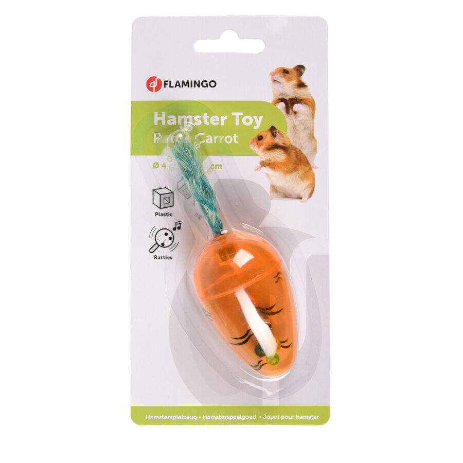 Flamingo Carry Zanahoria Juguete para roedores thumbnail