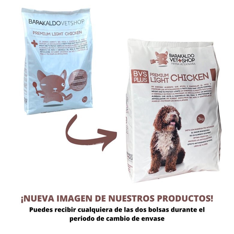 Alimento Premium Light Chicken Barakaldo Vet Shop | Alimento completo para controlar el peso y proteger las articulaciones en perros adultos., , large image number null