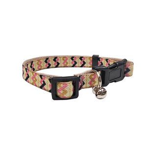 Bull Collar elástico estampado multicolor para gatos