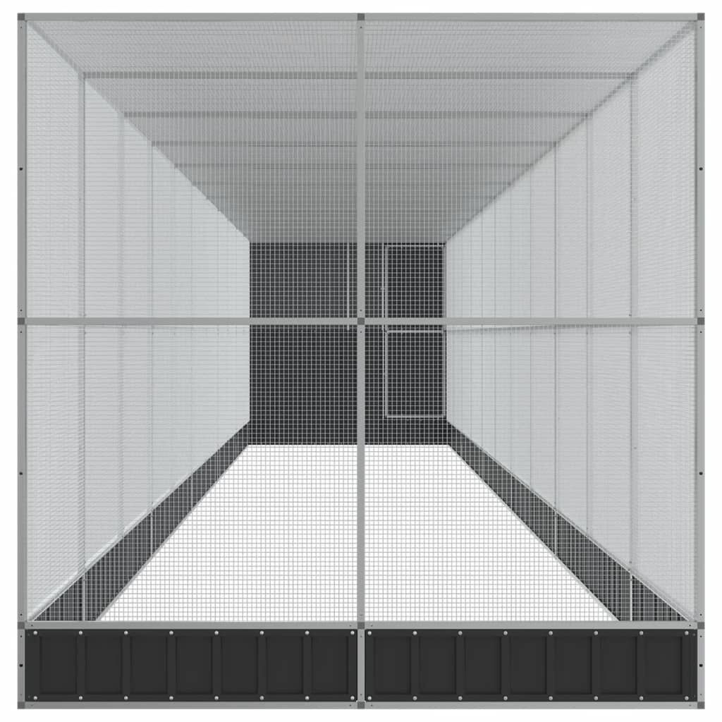 vidaXL Pajarera de acero extensible para Periquitos thumbnail