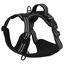 vidaXL Arnés para perros con bandas reflectantes ajustables negro XL, , large indicador imagen numero 4