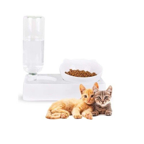 Edipets tolva comedero moderno elvado para gatos, , large Imagen numero 1