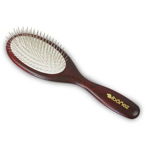 Cepillo Ibañez suave para perros y gatos color Marrón