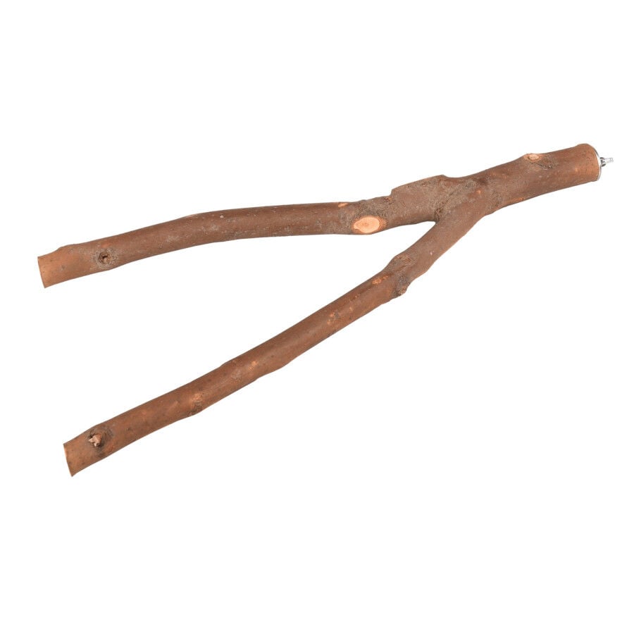 Flamingo Percha de madera en V para pájaros