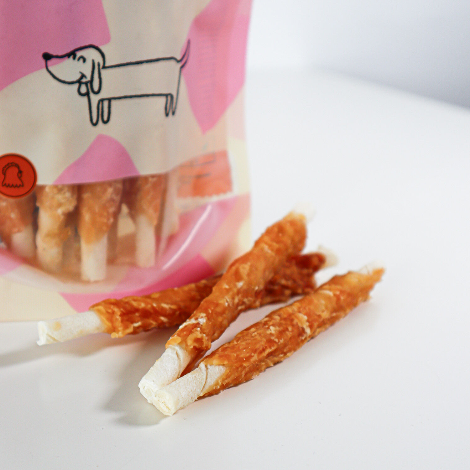WUAPU SNACK STICKS CON POLLO 100GR, , large Imagen numero 2