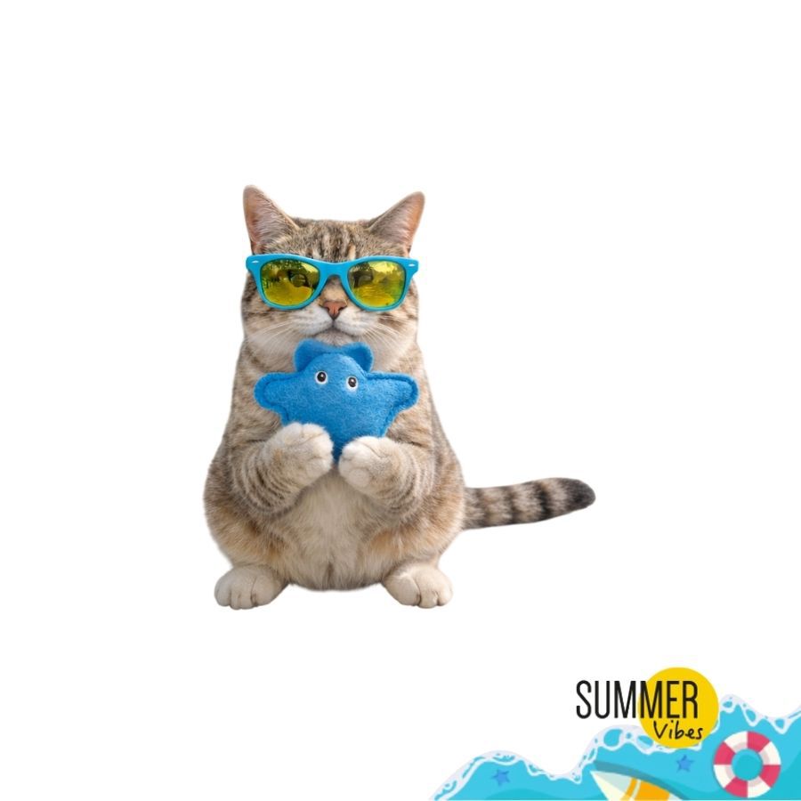 Summer Vibes Mantarraya Peluche para gatos, , large Imagen numero 6