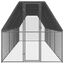 vidaXL Jaula gallinero de acero galvanizado 3x12x2 m, , large indicador imagen numero 36