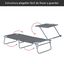 Tumbona plegable Outsunny para exterior color Gris, , large indicador imagen numero 3