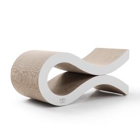 Althea Living - Rascador para gatos ondulado, cartón corrugado, reversible