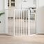vidaXL Puerta para perros plegable 3 paneles madera álamo blanca 150cm, , large indicador imagen numero 2