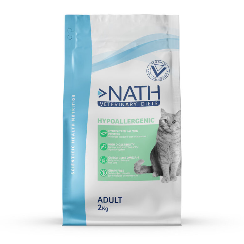 Nath Adult Veterinary Diets Hypoallergenic pienso para gatos, , large image number null