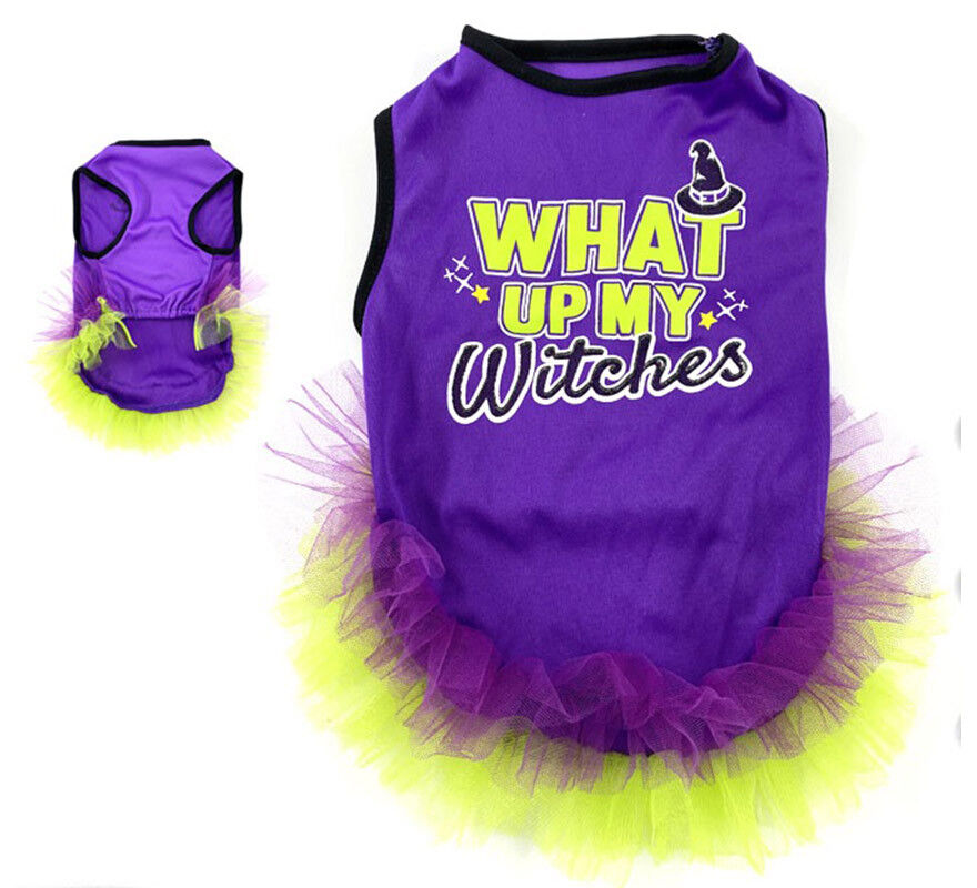 Disfraz de Brujita Morada para perro, , large Imagen numero 1