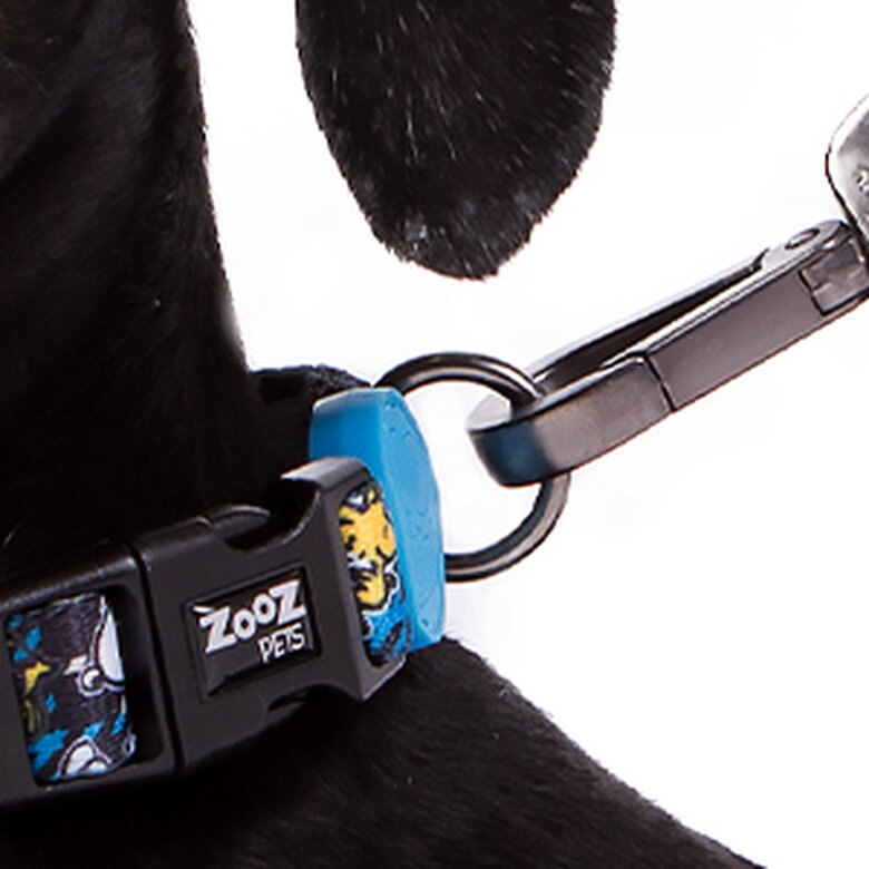 Zooz Pets Zooz Snoopy Stripe Black collar ajustable para perros, , large image number null