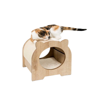 Catit Rascador Vesper Minou para gatos color Roble