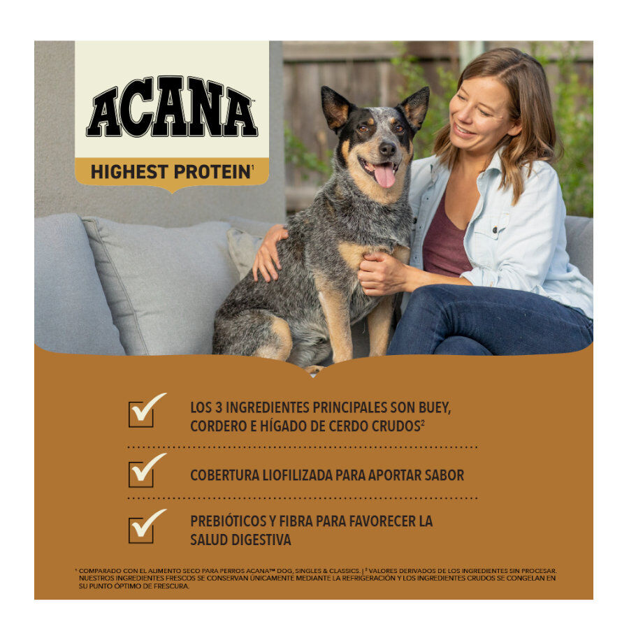 11.4 kg Acana Ranchlands Carnes Rojas pienso para perros, , large Imagen numero 3