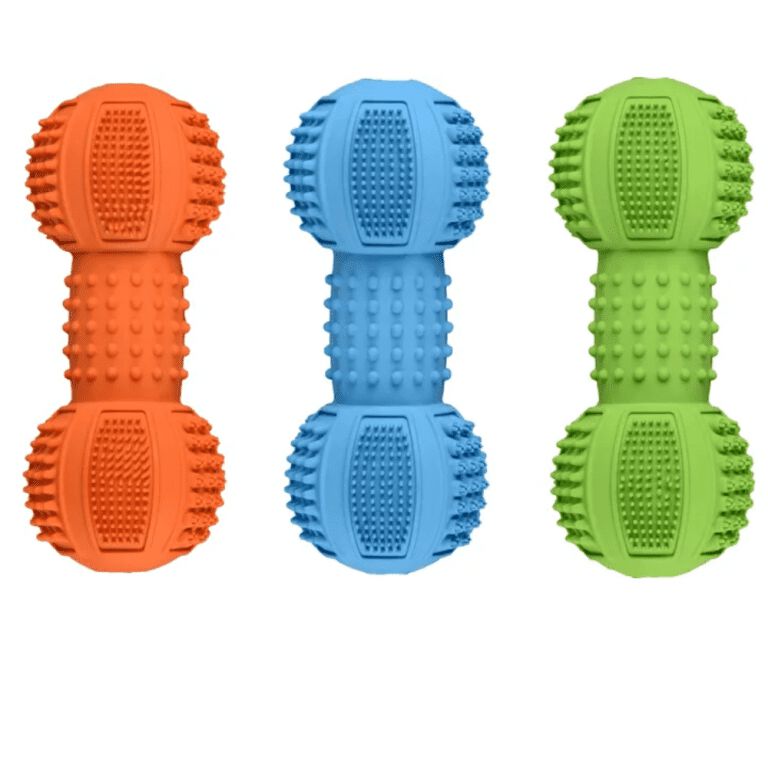 Flamingo Juguete Dental Dumbbell Naranja para perro thumbnail