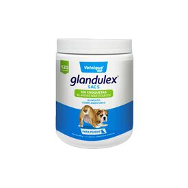 Glandulex sacs ayuda a formar heces firmes para permitir que su mascota vac&iacute;e de forma natural cada vez que defeque 30croquetas