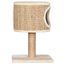 Cueva elevada con rascador para gatos color Beige, , large indicador imagen numero 4