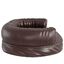 Vidaxl sofá acolchado rectangular marrón para perros, , large indicador imagen numero 8