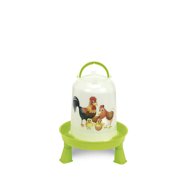 Bebedero Aves Eco 3 L. Con Patas (Pistacho) - Happ, , large Imagen numero 1