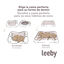 Leeby Cuna Impermeable y Desenfundable Azul Marino para perros, , large indicador imagen numero 7