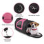 Nobleza - Bolso transportín de tela oxford para perros, gatos o animales pequeños. Pequeño, Color Rosa Largo 34 cm, , large indicador imagen numero 3