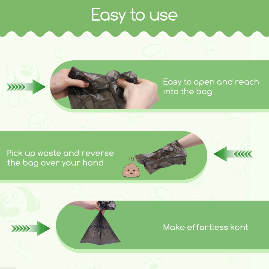 Nobleza Nobleza Bolsas de Caca Color Negro para perro thumbnail