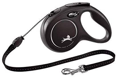 Correa de cuerda flexi classic m - longitud: 5 m - peso m&aacute;ximo: 25 kg - negro - para perros, , large Imagen numero 2