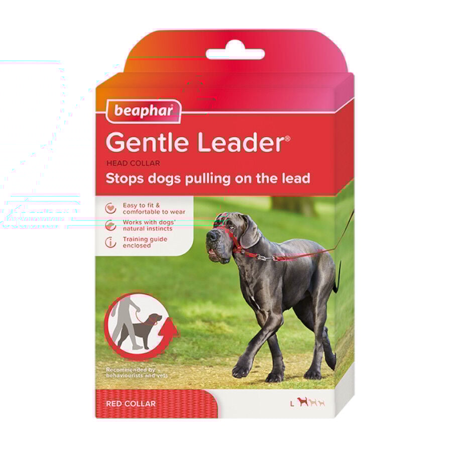 Beaphar Gentle Leader Collar de adiestramiento Rojo para perros