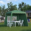 Outsunny Carpa Plegable con 2 Paredes Laterales, , large indicador imagen numero 2