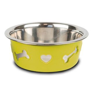 Ibañez Silicon Bowl Comedero Acero Inoxidable Lima para mascotas