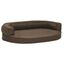 Vidaxl colchón de cama ergonómico marrón para perros, , large indicador imagen numero 3