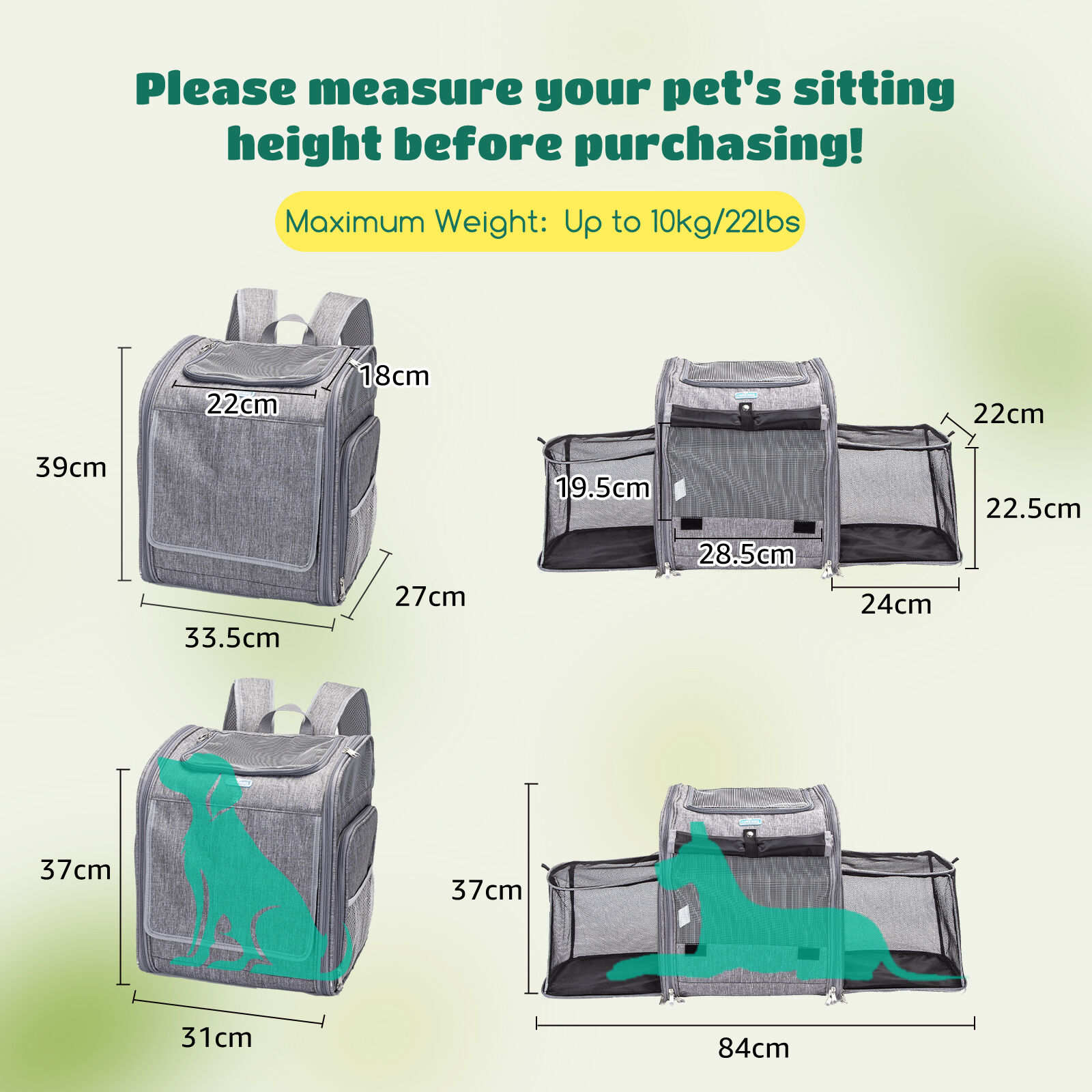 Nobleza Transportin Mochila para peroos thumbnail