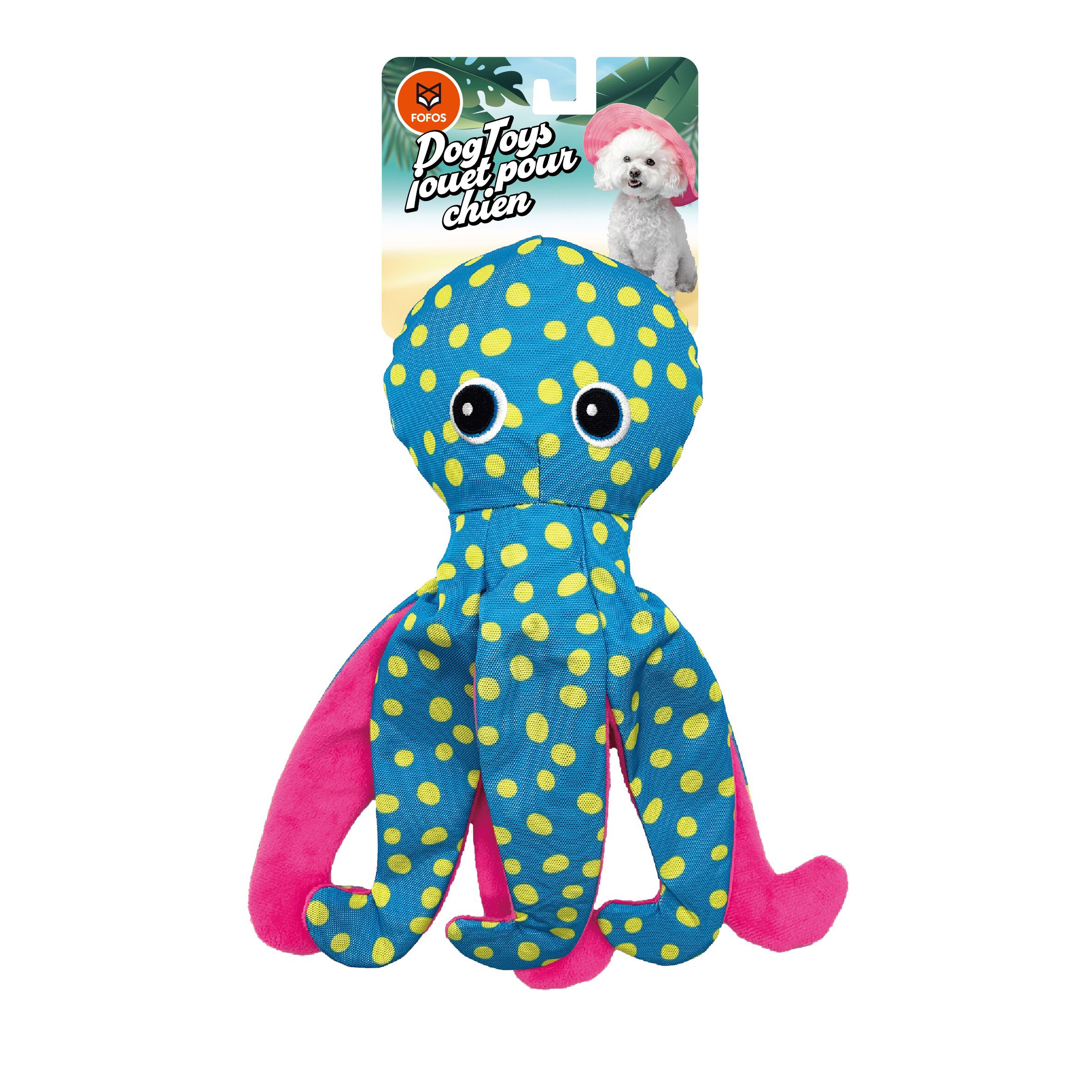 FOFOS | Peluche Resistente  Pulpo (Azul) - Para Perro, , large Imagen numero 2