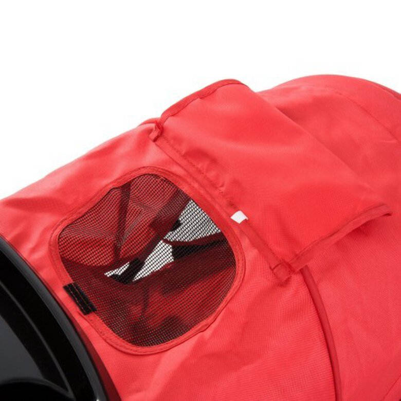 Pawhut cochecito plegable rojo para mascotas, , large image number null