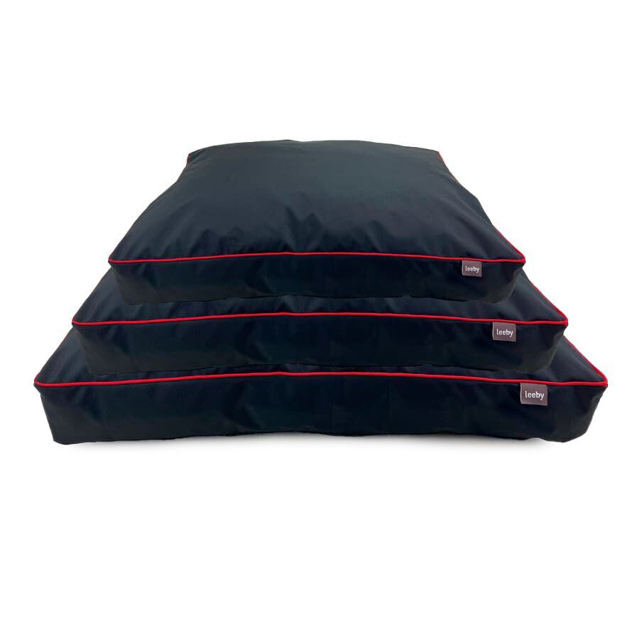 Leeby Colchoneta Waterproof Antipelo negra para perros