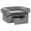 Vidaxl sofá con cajón gris para perros, , large indicador imagen numero 3
